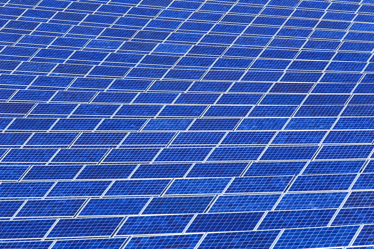 Array of solar panels