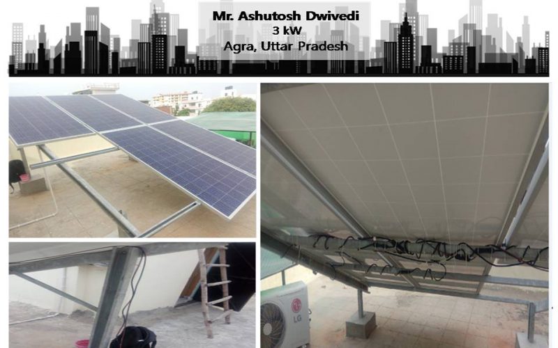 Uttar Pradesh-Mr. Ashutosh Dwivedi ZunRoof Happy Client!