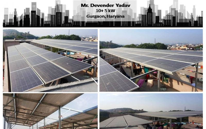 Solar in Gurgaon–Mr. Devender Yadav–Happy ZunRoof Client!