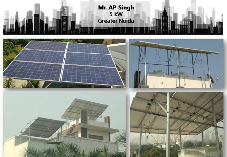 Solar in Greater Noida–Mr. AP Singh–Happy ZunRoof Client!