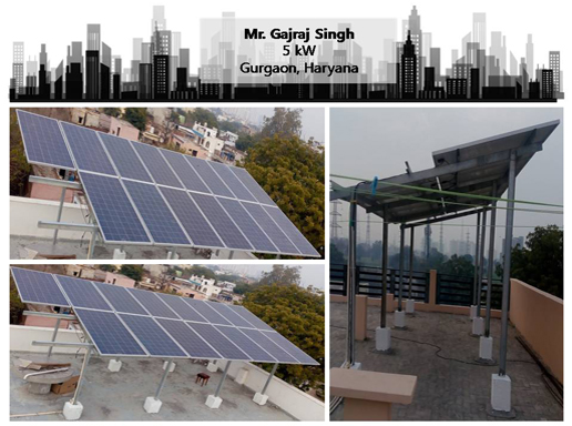 Solar in Gurgaon- Gajraj Singh!