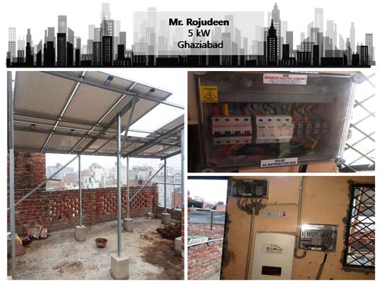 Solar in Ghaziabad- Rojudeen – Happy ZunRoof Client!