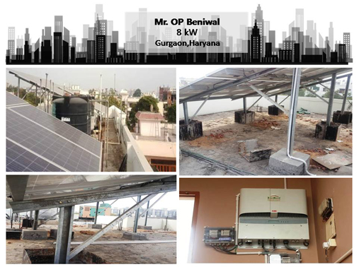 Solar in Gurgaon – OP Beniwal – Happy ZunRoof Client!