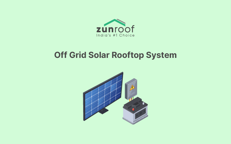 Off Grid solar rooftop system